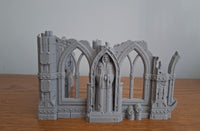 Gothic Ruins Single Storey with Statues