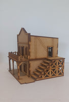 Old West 2 Storey Building 28mm Scale