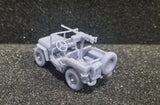WW2 Jeep willys with 50cal MG - window up