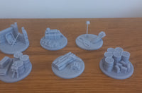 10x 40mm Objective Markers Set 1 28mm Scale