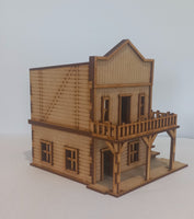 Old West 2 Storey Building 28mm Scale
