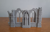 Gothic Ruins Single Storey with Statues