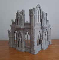 Gothic Ruins 2 Storey with Statues