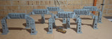 6x Gaslands Deluxe Gates (Plastic)