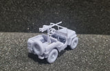 WW2 Jeep willys with 50cal MG - window up