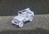 WW2 Jeep willys with 50cal MG - window up