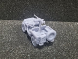 WW2 Jeep willys with 50cal MG - window down
