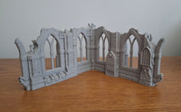 Gothic Ruins Single Storey with Statues