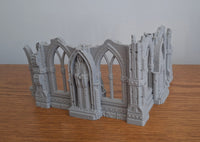 Gothic Ruins Single Storey with Statues