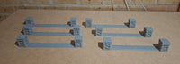 6x Gaslands Basic Gates (Plastic)