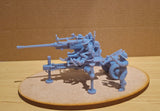 WW2 Australian 40mm Bofors AA Gun (Lowered Gun)