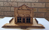 Wild West Deluxe Barber Shop Terrain 28mm Scale