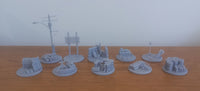 10x 40mm Objective Markers Set 1 28mm Scale