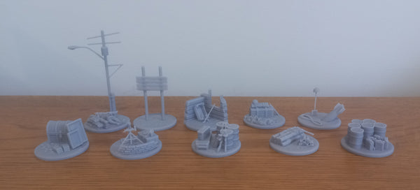 10x 40mm Objective Markers Set 1 28mm Scale