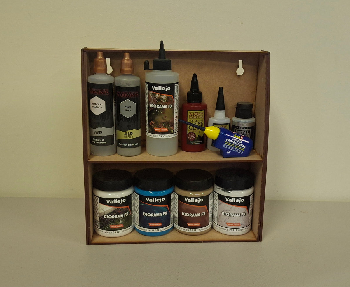 Paint Station: 2 Shelf Paint Rack – Dark Castle Terrain