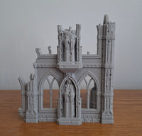 Gothic Ruins 2 Storey with Statues