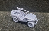 WW2 Jeep willys with 50cal MG - window down