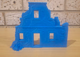 Brick Building Ruin Set D