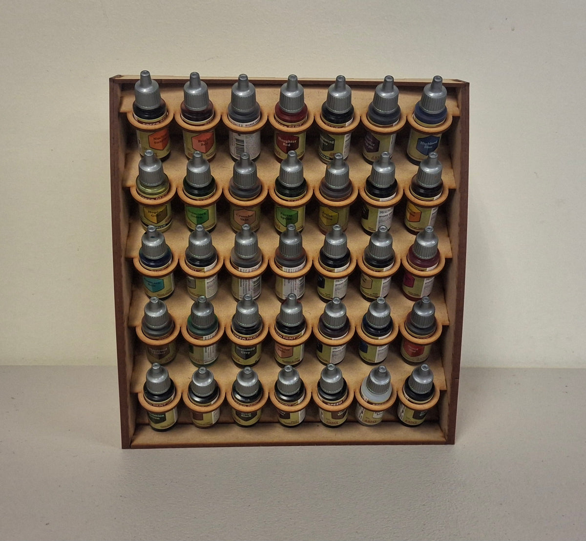 Dropper Paint Rack Paint Station: 35 Dropper Bottle Paint Rack – Dark Castle Terrain