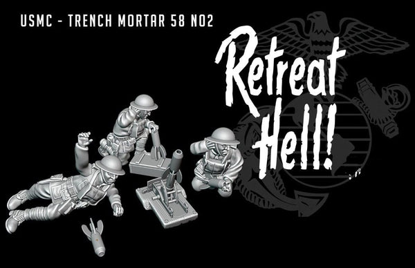 WW1 - USA - USMC Trench Mortar 58 No2