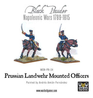 Napoleonic Prussian Landwehr Mounted Officers 1789-1815