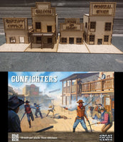 Wild West Town Set Plus 10x Miniatures