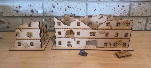 Large Factory Ruins 15mm Scale