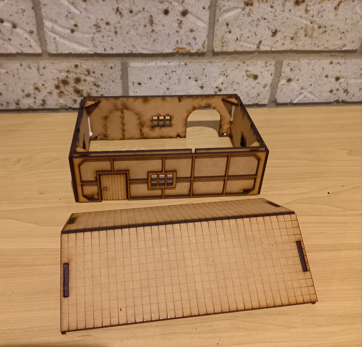 Medieval Barn 28mm Scale – Dark Castle Terrain