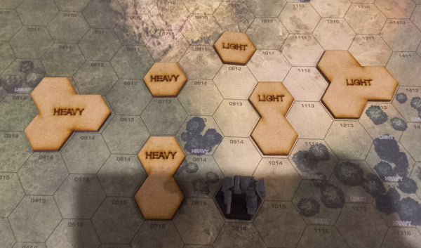 Light and Heavy Hex Tiles
