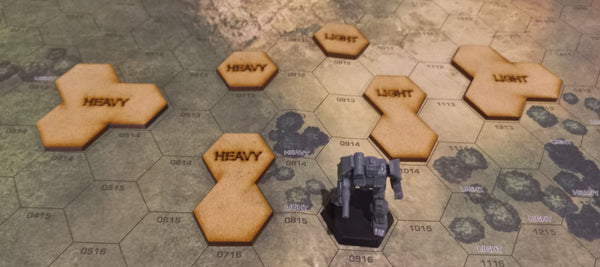 Light and Heavy Hex Tiles – Dark Castle Terrain