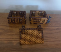 2 Storey Normandy Store 15mm Scale