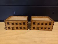 Set of two 2 Storey Unit Block 10mm Scale