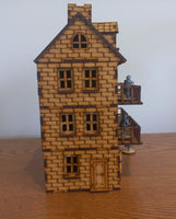 Double Balcony Normandy House 28mm Scale