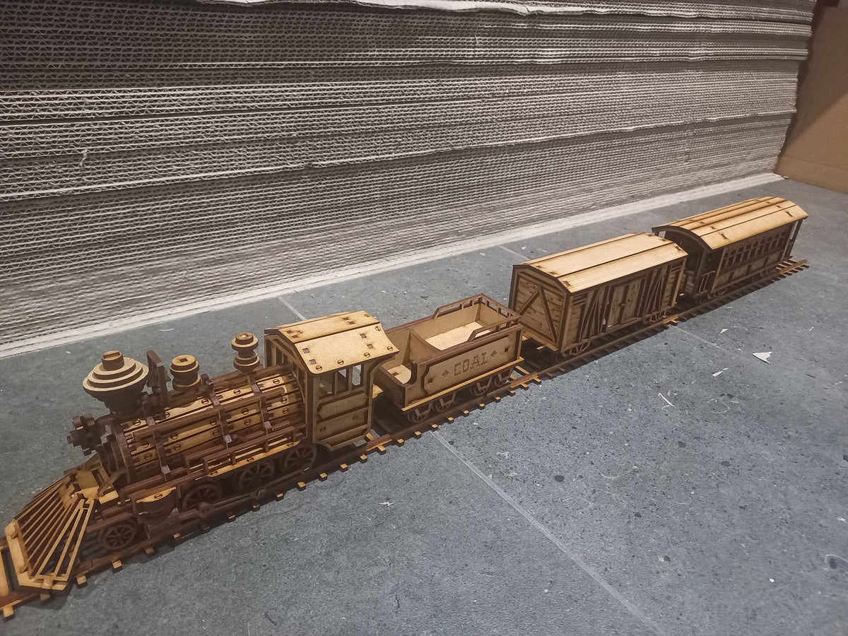 Steam Train set 28mm Scale Dark Castle Terrain