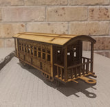 Steam Train Passanger Carriage 28mm Scale