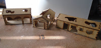 Small Ruined Modular Farm 28mm Scale