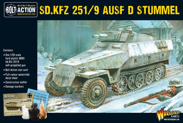 Bolt Action Sd.Kfz 251/9 Ausf D (Stummel) half-track