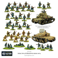 Bolt Action Italian Army & Blackshirts Starter Army -