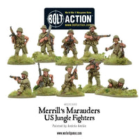 Bolt Action Merrill's Marauders Squad -
