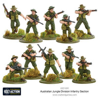 Bolt Action Australian Jungle Division infantry section (Pacific)