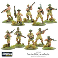 Bolt Action Australian Militia Infantry Section