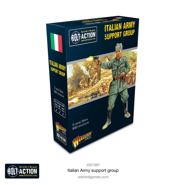 Bolt Action Italian Army Support Group-
