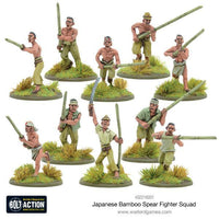 Bolt Action Japanese Bamboo Spear Fighter squad