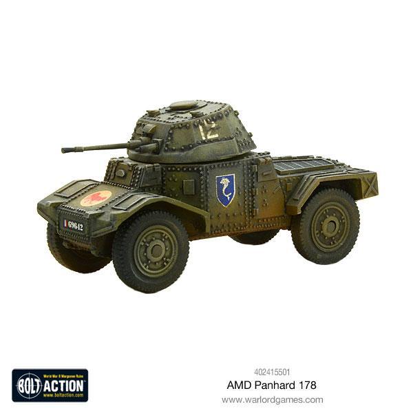 Bolt Action Panhard 178 armoured car-