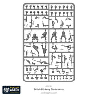 British Starter Army - 8th Army with Adobe Terrain