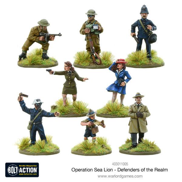 Bolt Action Operation Sea Lion Defenders of the Realm  -