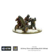 Bolt Action US Army 75mm Light Artillery M1A1 (Winter) -