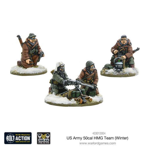 Bolt Action US Army 50cal HMG Team (Winter) -