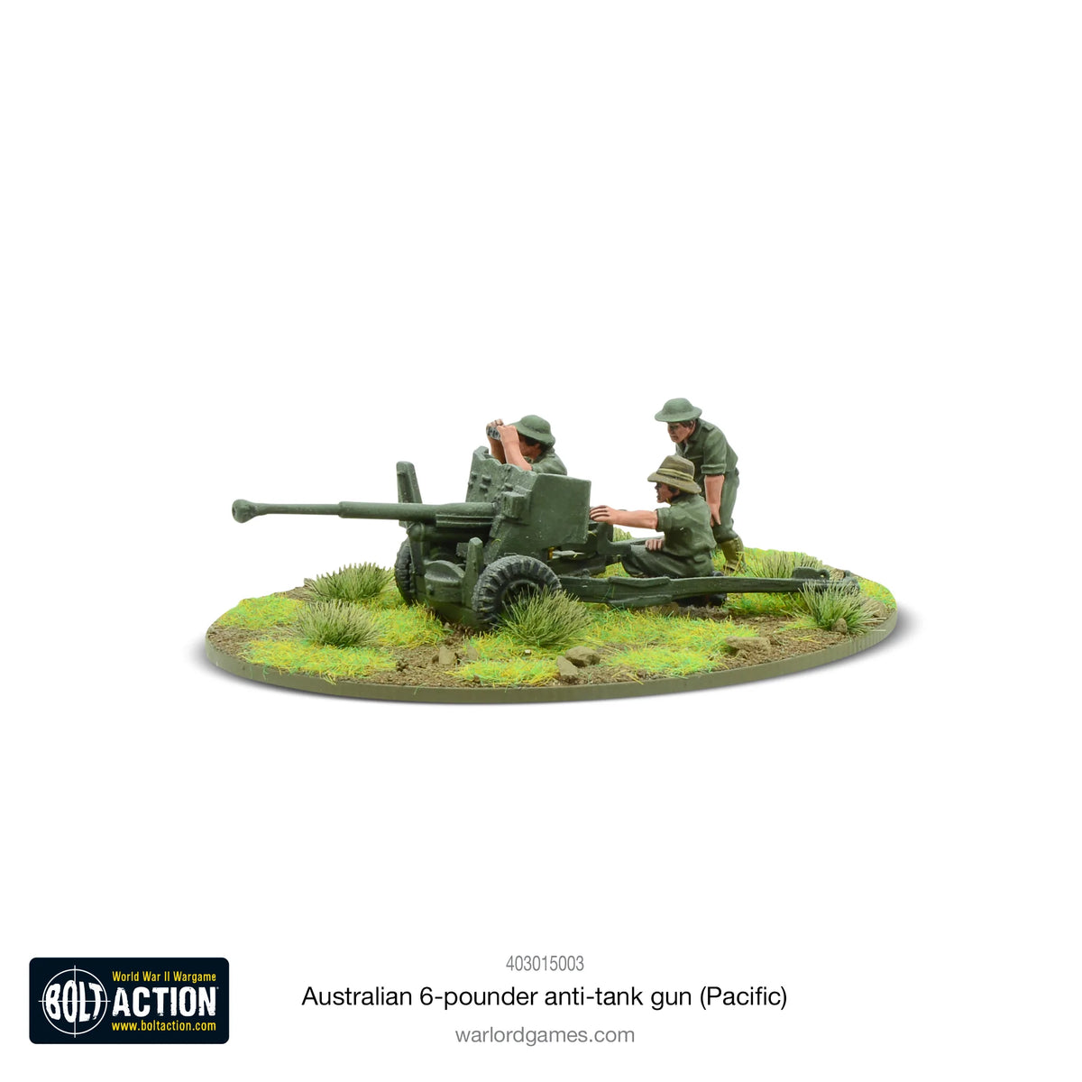 Bolt Action Australian 6-pdr anti-tank gun (Pacific) – Dark Castle Terrain