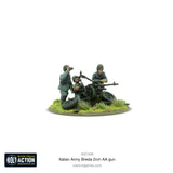 Bolt Action Italian Army Breda 2cm AA Gun -